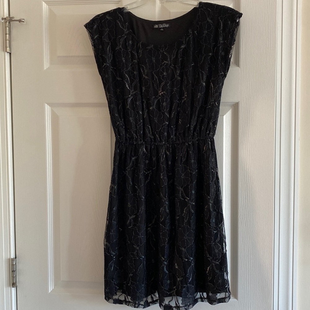 Black short dress